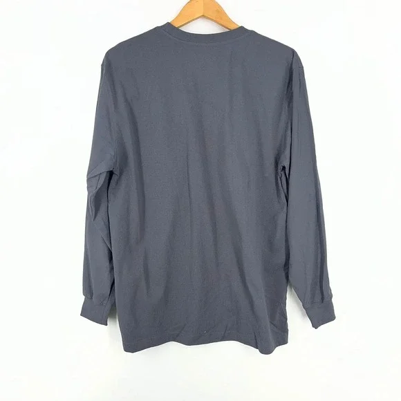 Dickies Mens 2 Pack Long Sleeve Pocket T-Shirt WL450 Brown Gray Medium NWT - Picture 9 of 13